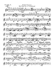 Partition trompette 1, 2 (E♭, B♭), Vyšehrad, The High Castle, E♭ major