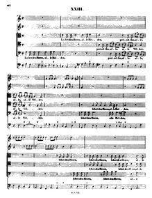 Partition Lobet den Herrn, alle Heiden, SWV 363, Symphoniae sacrae II, Op.10