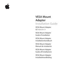 VESA Mount Adapter - Guide d’installation
