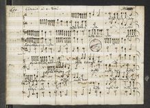 Partition complète, Litany 1690, Caresana, Cristofaro
