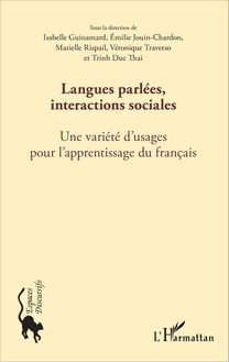 Langues parlées, interactions sociales