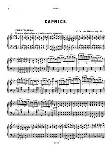 Partition complète (scan), Momento capriccioso, B♭ major