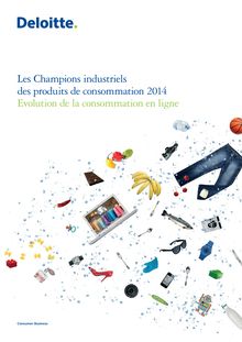 Qui sont les Champions industriels des produits de consommation 2014 ?