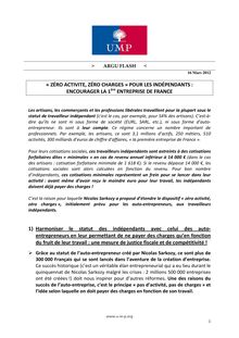 « Zero activité, zero charges » pour les indépendants : encourager la 1ère entreprise de France