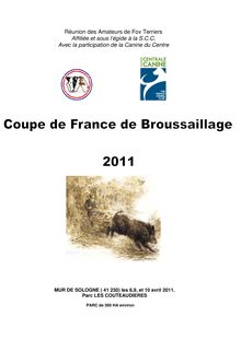 Courrier REGLEMENT DE LA COUPE DE FRANCE 2011