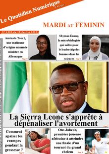 Le Quotidien Numérique d’Afrique n°1983 - du mardi 12 juillet 2022