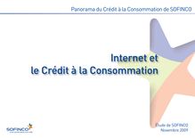 Internet et le Crédit à la Consommation