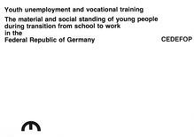 Youth unemployment and vocational training