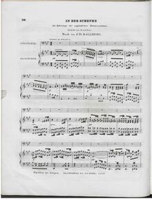 Partition de piano, en der Schenke, In the Tavern, Kalliwoda, Johann Wenzel
