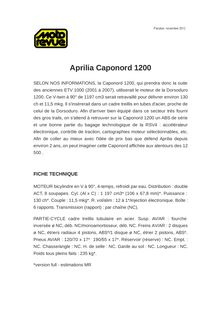 Aprilia Caponord 1200