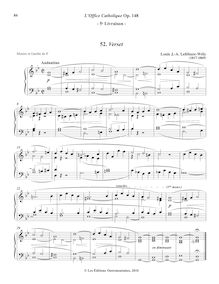 Partition 5, Verset (G minor), L’Office Catholique, Op.148, Lefébure-Wély, Louis James Alfred