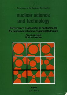Performance assessment of confinements for medium-level and ?-contaminated waste