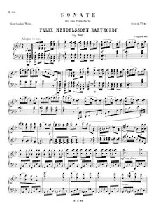 Partition complète (scan), Piano Sonata No.3, Op.106, B♭