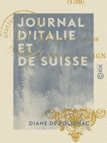 Journal d Italie et de Suisse - 1789