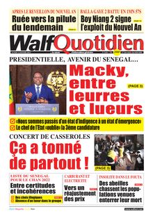 Walf Quotidien N° 9230 - du 2 janvier 2023