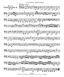 Partition basson 2, Offertorium de tempore, D major, Eybler, Joseph