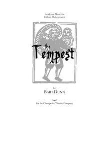 Partition compléte, pour Tempest, Dunn, Bart