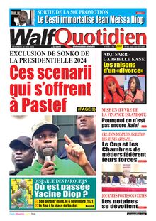 Walf Quotidien N°9349 - du vendredi 26 mai 2023