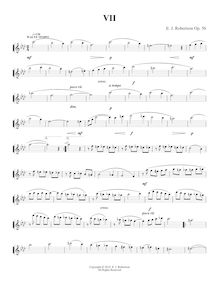 Partition No.7, 10 Duos pour flûte et clarinette, Op.56, Robertson, Ernest John