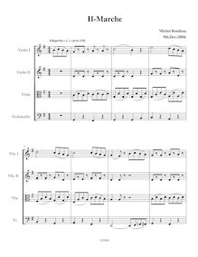 Partition , Marche,  No.1 en G major, G major, Rondeau, Michel