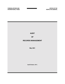 Audit of Records Management