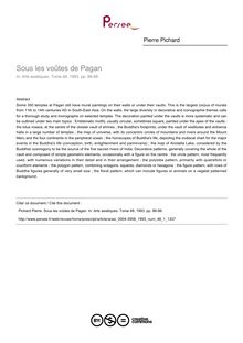 Sous les voûtes de Pagan - article ; n°1 ; vol.48, pg 86-88