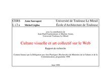 Culture visuelle et art collectif sur le Web : rapport de recherche