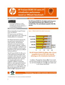 HP ProLiant DL585 G5 earns #1 virtualization performance ...