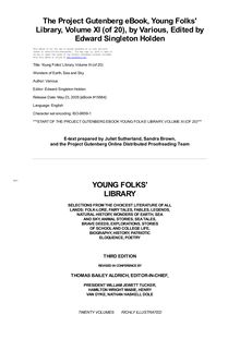Young Folks  Library, Volume XI (of 20) - Wonders of Earth, Sea and Sky