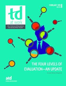 The Four Levels of Evaluation—An Update