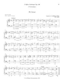Partition 5, Verset (F major), L’Office Catholique, Op.148, Lefébure-Wély, Louis James Alfred
