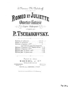 Partition Piano 1, Romeo et Juliet, Ромео и Джульетта (Romeo i Dzhulyetta)