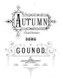 Partition complète, 6 Mélodies, Gounod, Charles par Charles Gounod