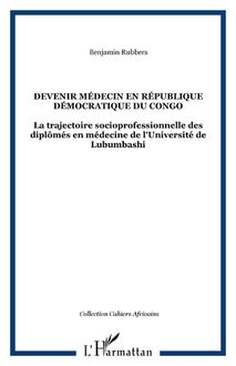 Devenir médecin en République Démocratique du Congo