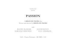 Passion, Brian de Palma, Presskit