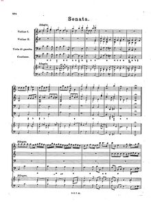 Partition complète, Sonata en C major, BuxWV 266, C major, Buxtehude, Dietrich