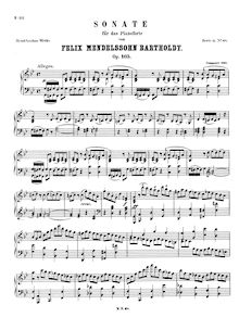 Partition complète (scan), Piano Sonata No.2, Op.105, g minor