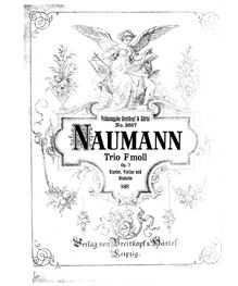 Partition complète et parties, Piano Trio, Op.7, Naumann, Ernst par Ernst Naumann