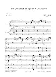 Partition Two partition de piano, Introduction et Rondo capriccioso, Op.28