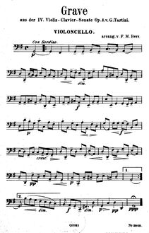 Partition violoncelle, 12 violon sonates et a Pastorale, Op.1, Sonate e una pastorale