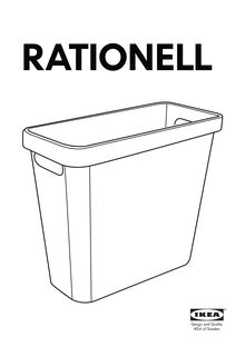 RATIONELL corbeille
