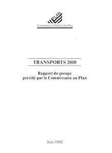 Transports 2010.