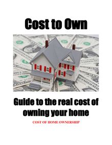 Cost of home ownership
