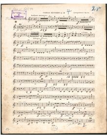 Partition cor 2 en D, Overture to Goethe s Faust, Op.80, Ouverture de la Tragédie : Faust de Goethe à grand Orchestre.