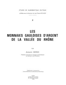 Préface, avant-propos et introduction - Les monnaies gauloises d ...