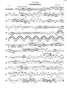 Partition de violoncelle, Grande violoncelle Sonata, Grande sonate pour piano et violoncello, Op.147 ; Cello Sonata No.1