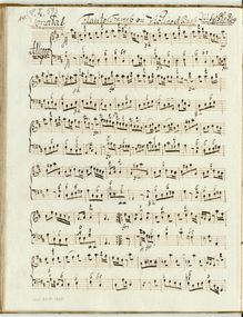 Partition complète, 6 flûte sonates, Ruge, Filippo