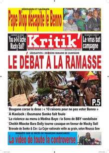Kritik n° 950 - Du mardi 19 juillet 2022