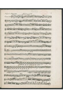 Partition violons I, Concertos pour vents, Opp.83-90, F major, Schneider, Georg Abraham par Georg Abraham Schneider