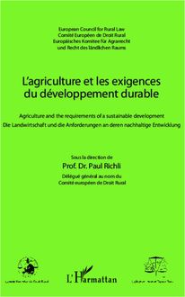 L agriculture et les exigences du développement durable
